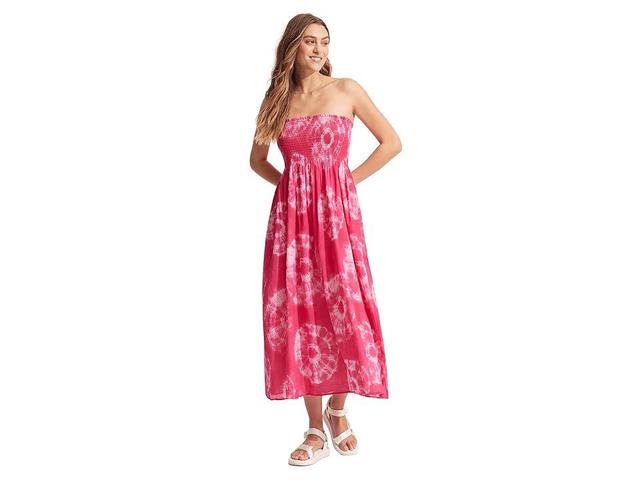 Seafolly Beach Edit Tie-Dye Skirt Dress (Rose ) Women's Swimwear Product Image