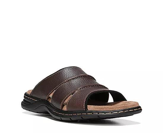 Dr. Scholls Gordon Mens Leather Slide Sandals Product Image