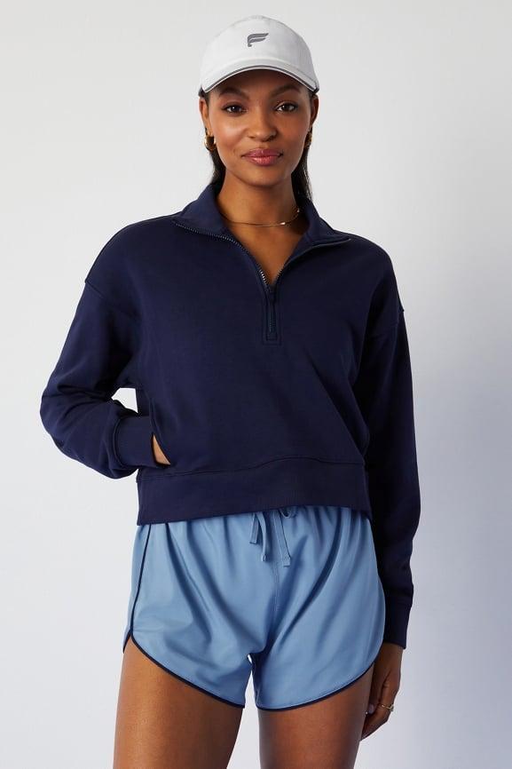 Year Round Terry Half Zip Sweatshirt Product Image