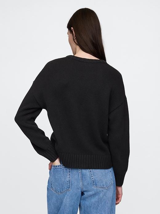 Relaxed Crewneck Sweater Product Image