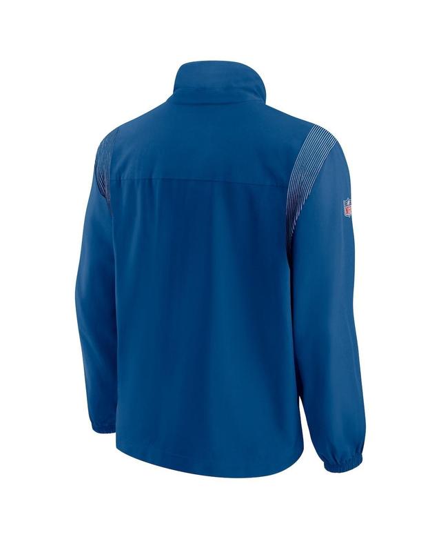 NIKE Men's Royal Indianapolis Colts Sideline Woven Logo Full-zip Jacket Product Image