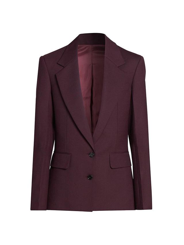 Womens Notch Lapel Blazer Product Image