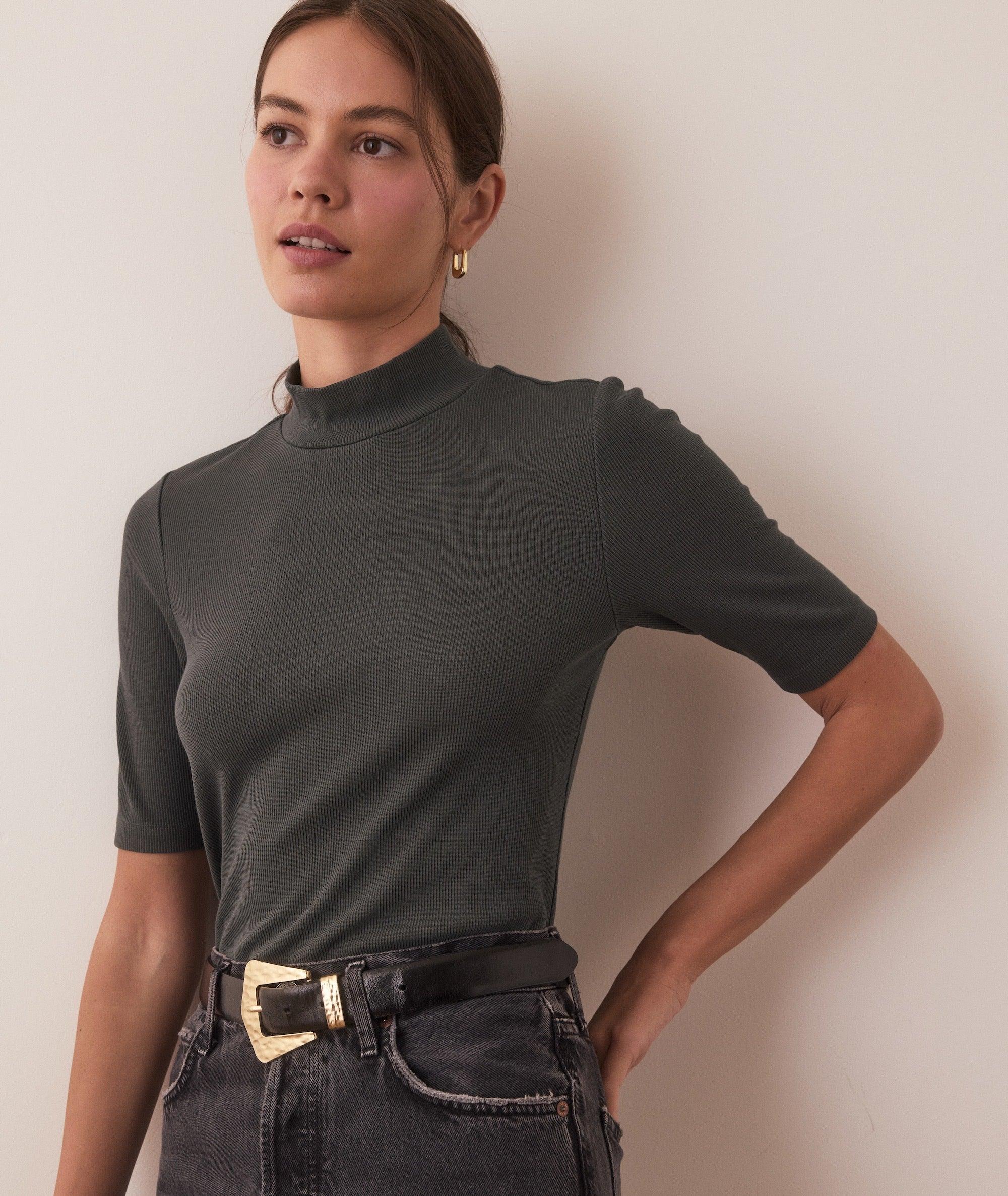 Lexi Rib Mock Neck Top Product Image