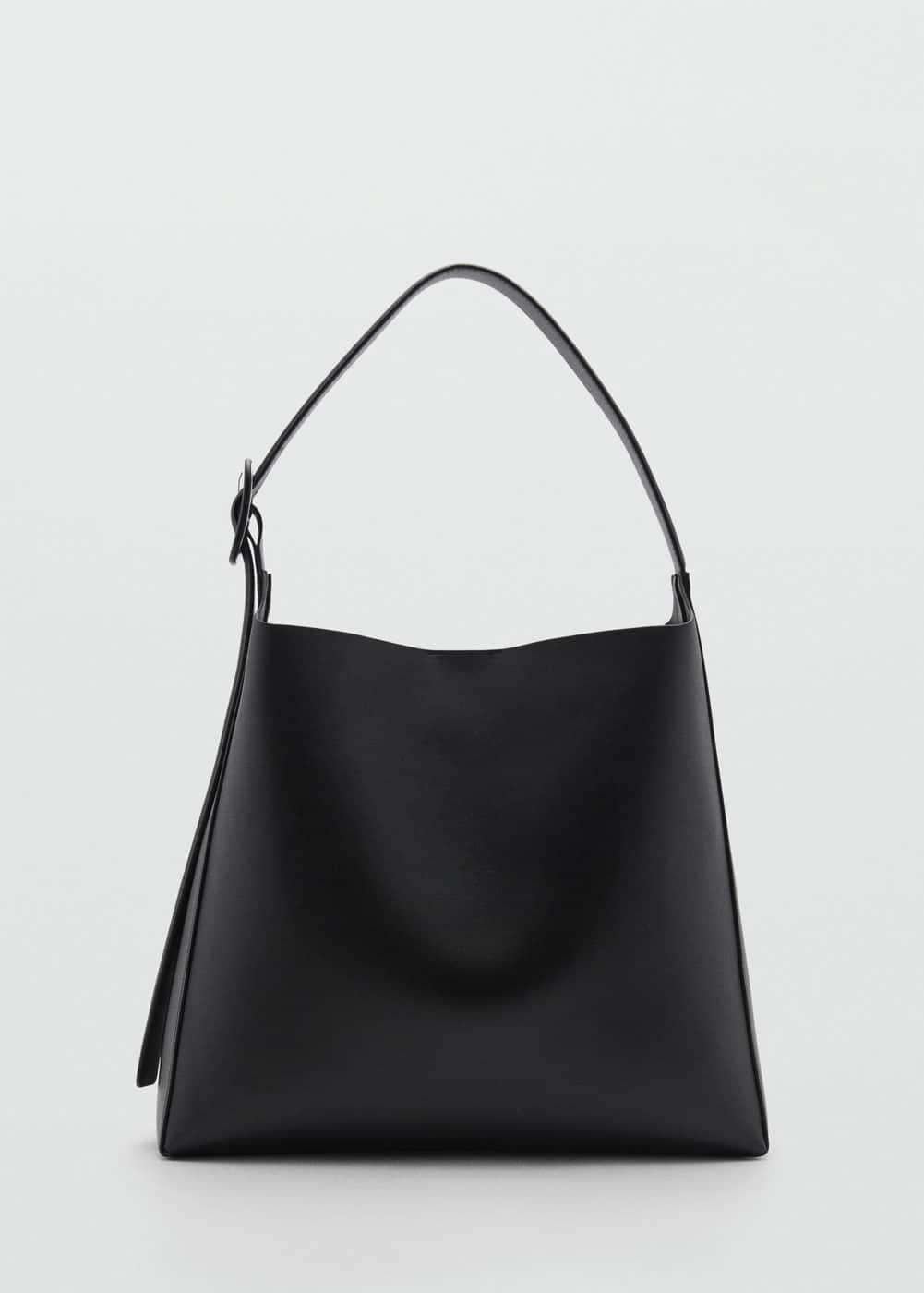 Shopper bag with buckle - Women | MANGO USA Product Image