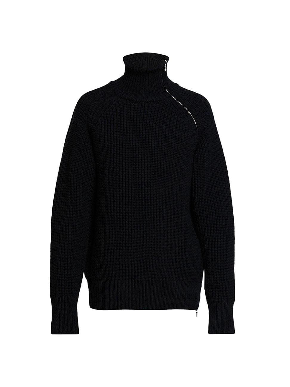 Mens Monty Ribbed-Wool Turtleneck Sweater Product Image