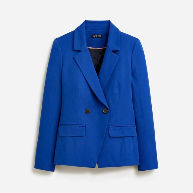 Devon blazer in bi-stretch cotton blend Product Image