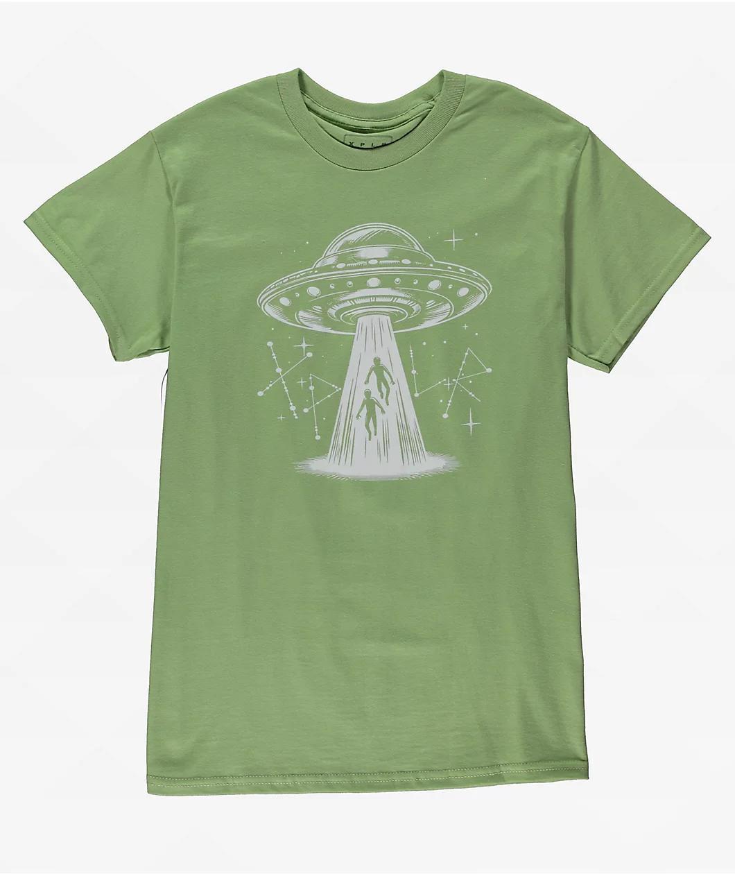 XPLR UFO Pistachio T-Shirt Product Image