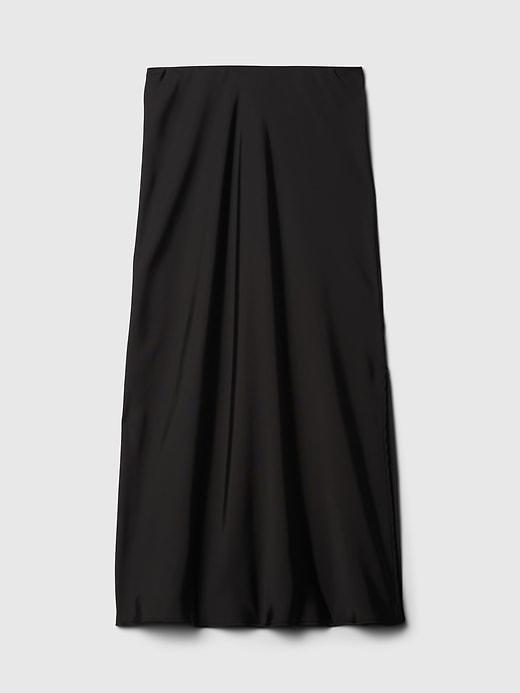 Satin Maxi Skirt Product Image