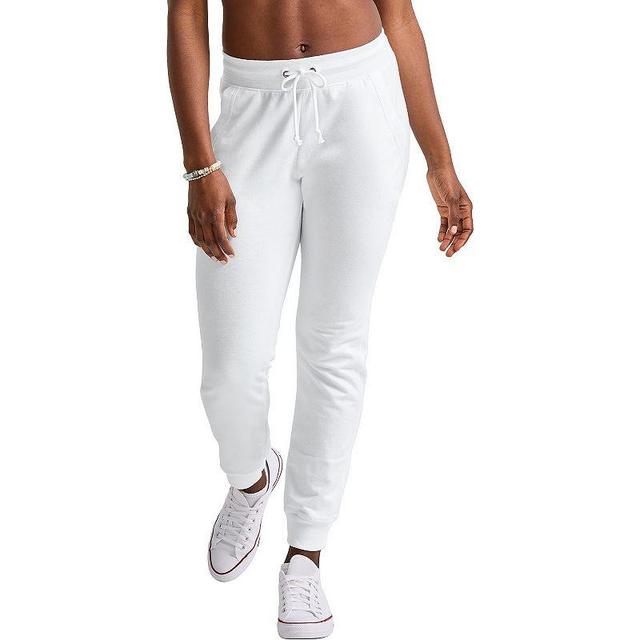 Hanes Womens French Terry Joggers, 30 Jade Pine L Product Image