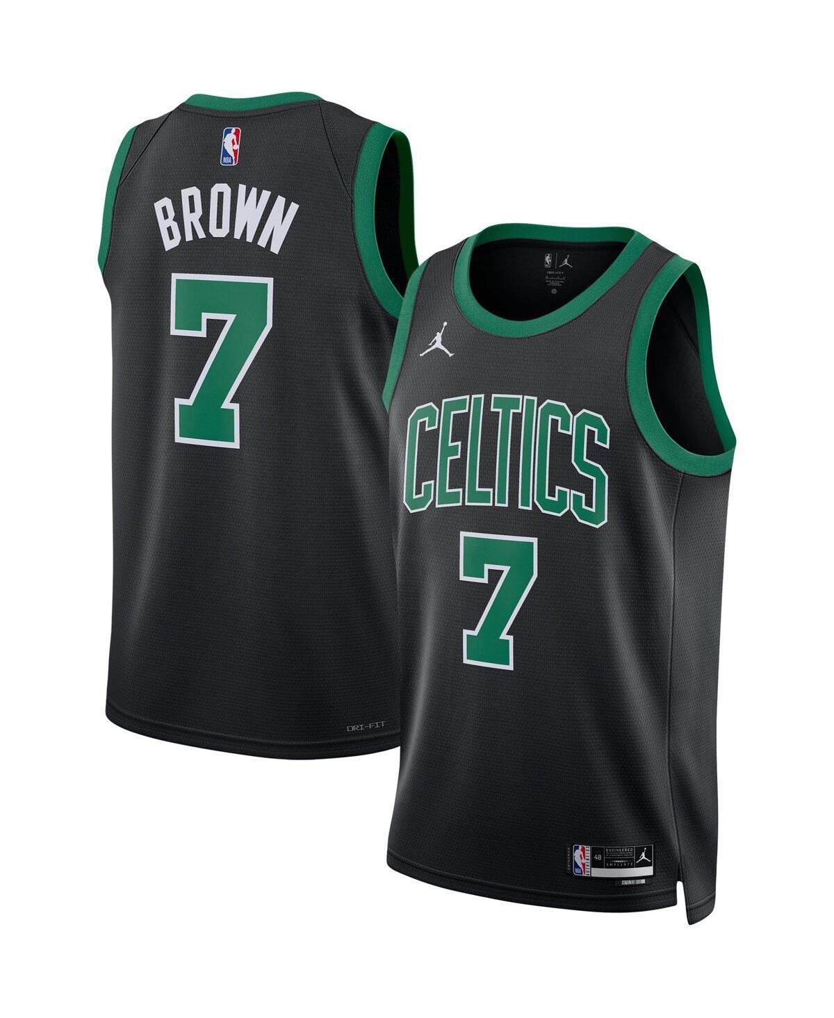 Mens and Womens Nike Jaylen Brown Boston Celtics Swingman Jersey - Black Product Image