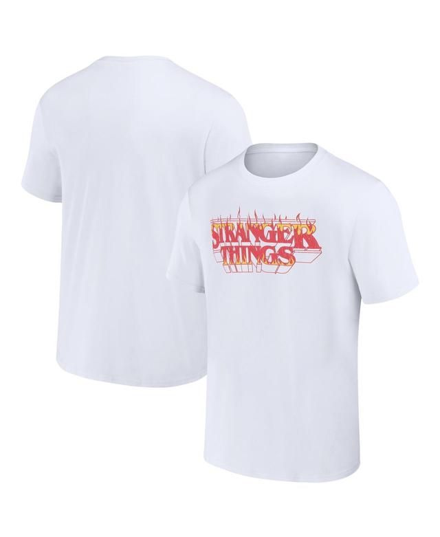 Mens Stranger Things Fire Logo Tee Product Image