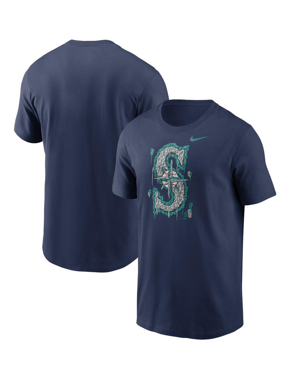 NIKE Men's  Navy Seattle Mariners Gum Hometown T-shirt Product Image