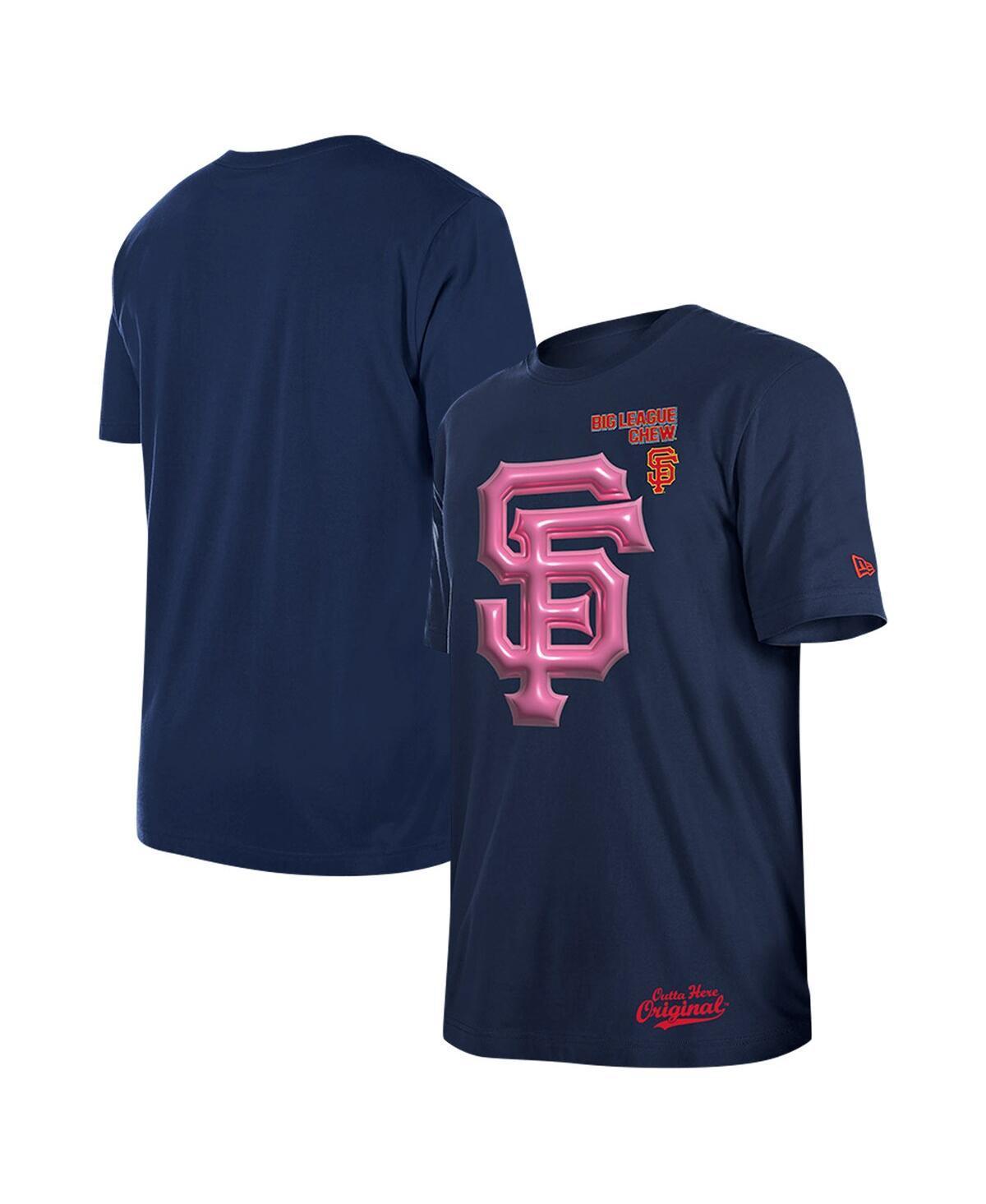 New Era Mens Navy San Francisco Giants Big League Chew T-Shirt Product Image