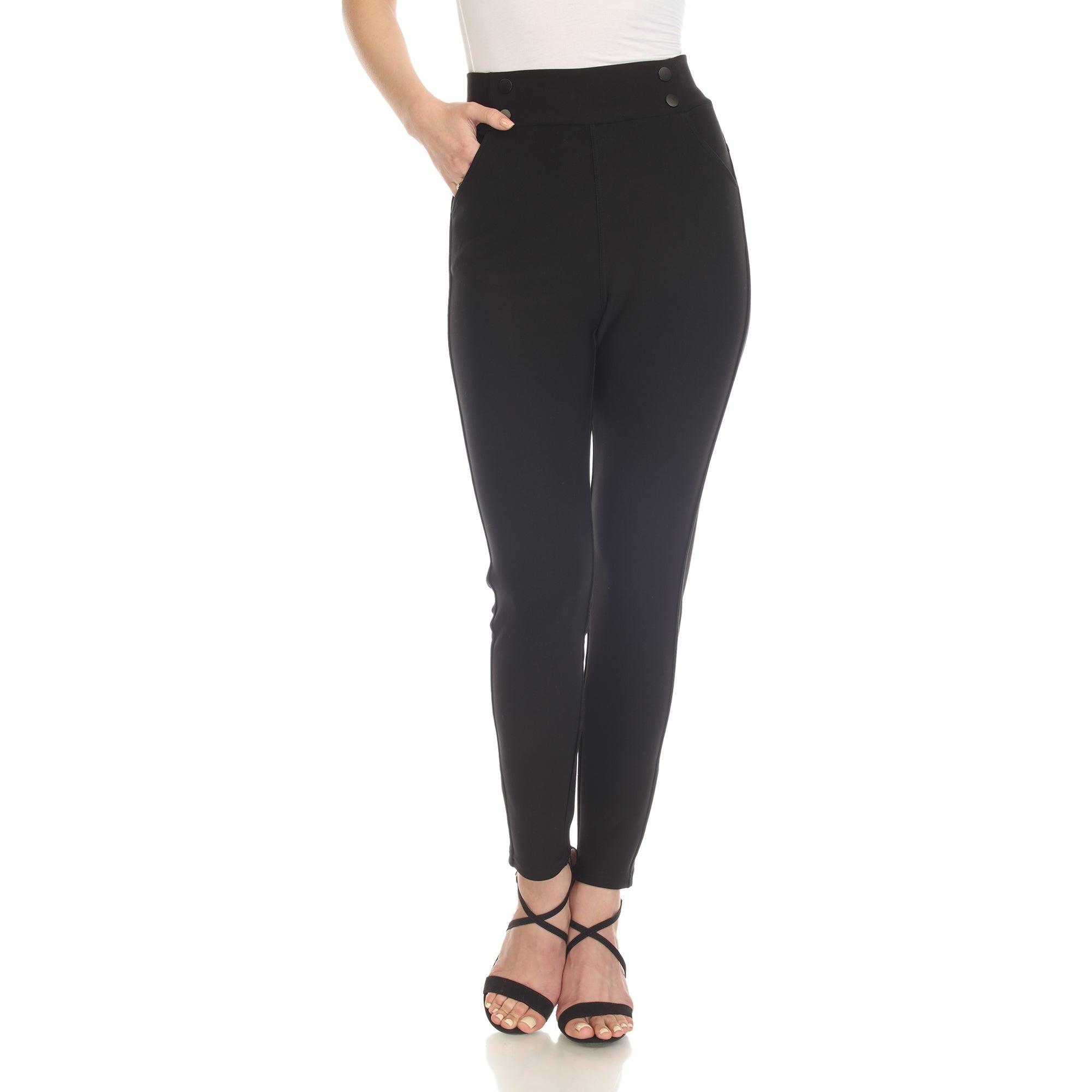 Super Soft Elastic Waistband Scuba Pants Product Image