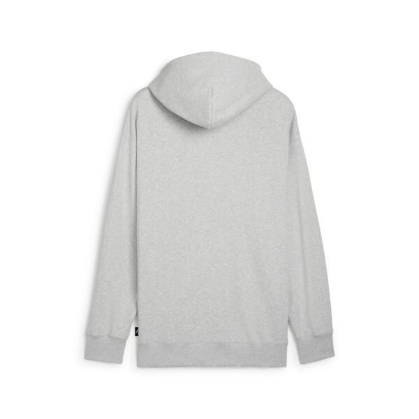 PUMA GRAPHICS "Athlete" Hoodie Men in Light Grey Heather Product Image