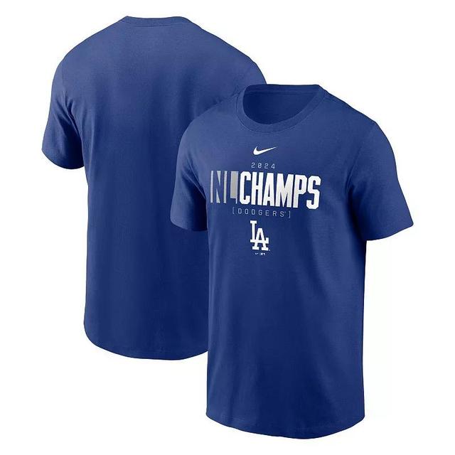 Mens Nike Royal Los Angeles Dodgers 2024 National League Champions Logo T-Shirt Product Image