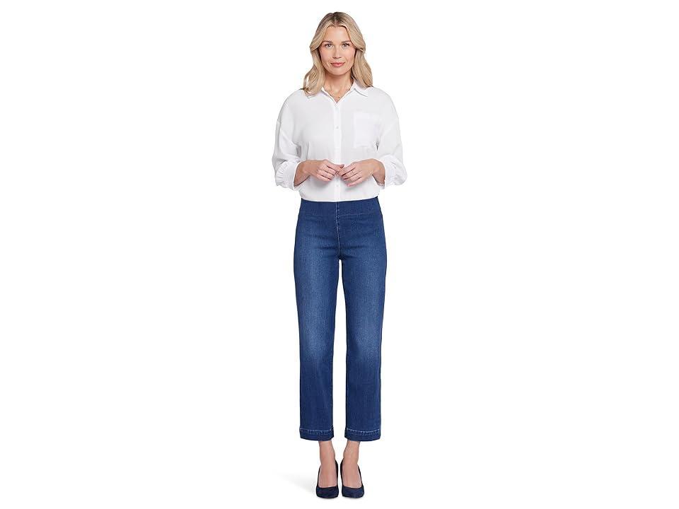 NYDJ Bailey Pull-On Relaxed Straight Leg Jeans Product Image