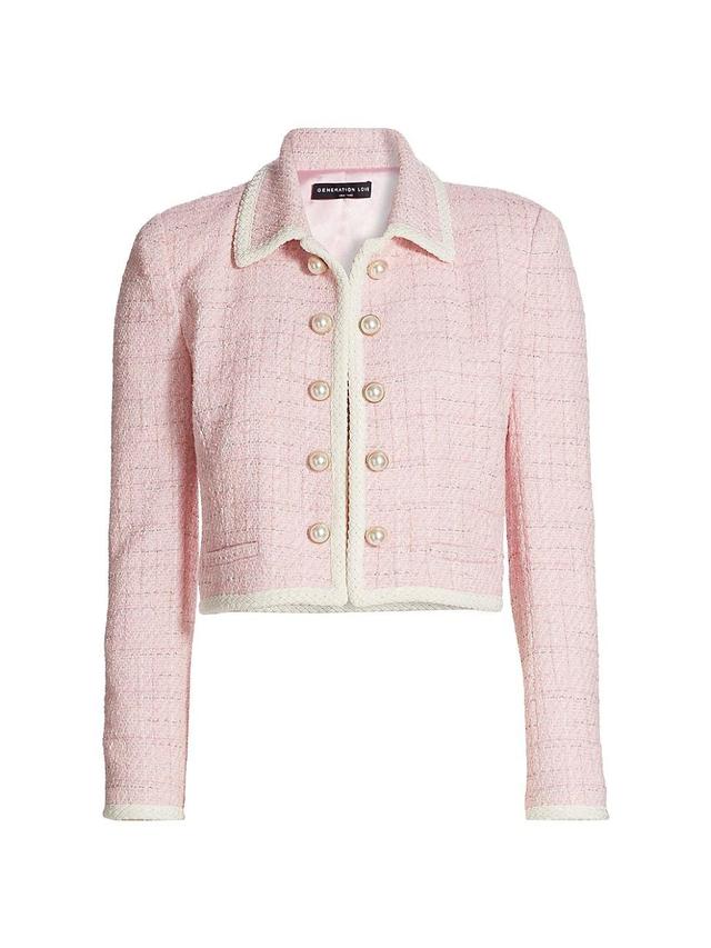 Womens Lenore Tweed Blazer Product Image