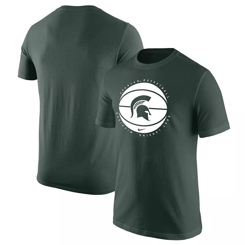 Mens Nike Michigan State Spartans Basketball Logo T-Shirt Product Image