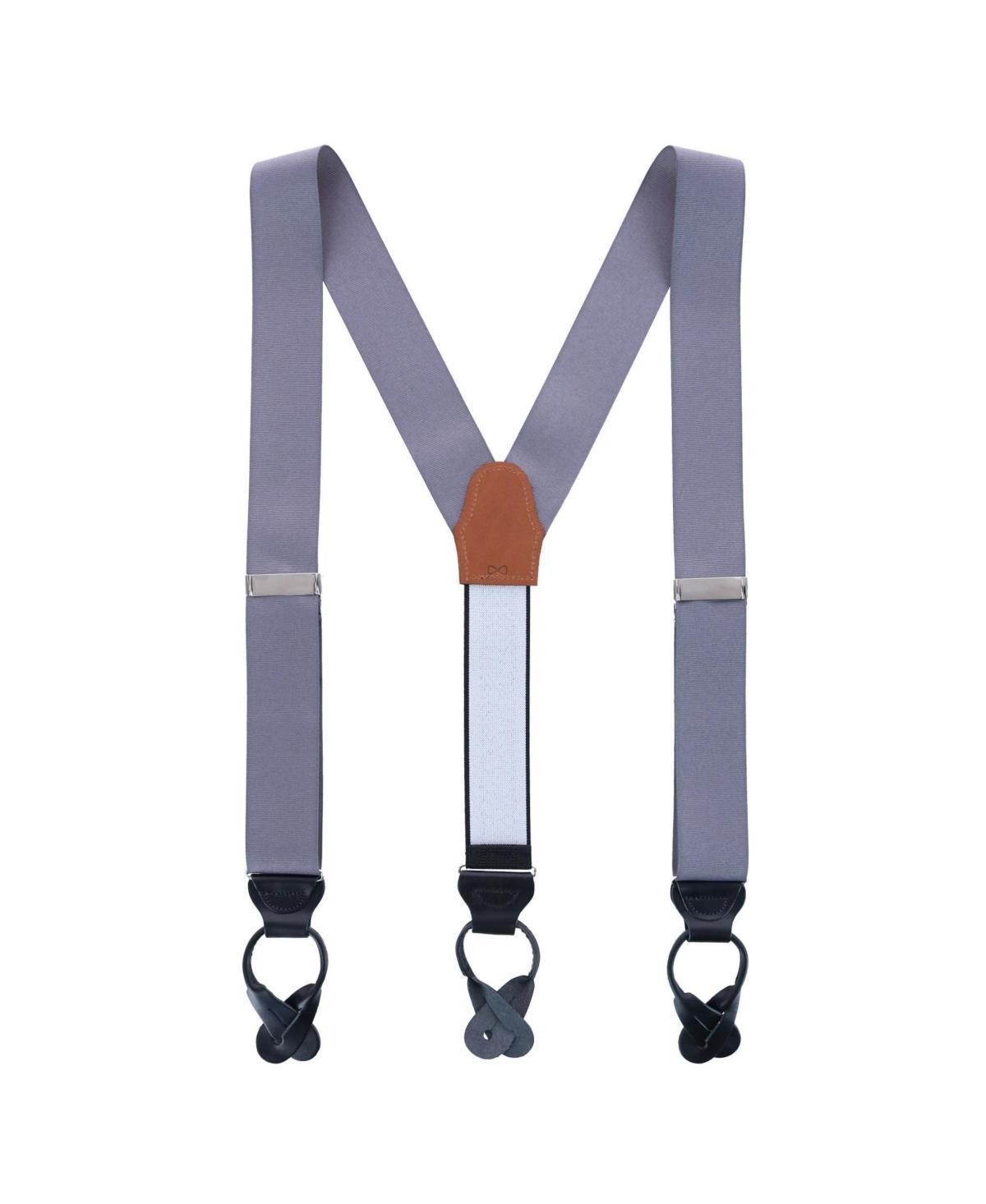 Trafalgar Mens Phoenix 38mm Grosgrain Non Stretch Ribbon Button End Suspenders Product Image