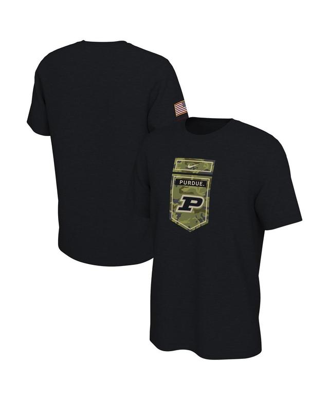 Mens Nike Black Purdue Boilermakers Veterans Camo T-shirt Product Image