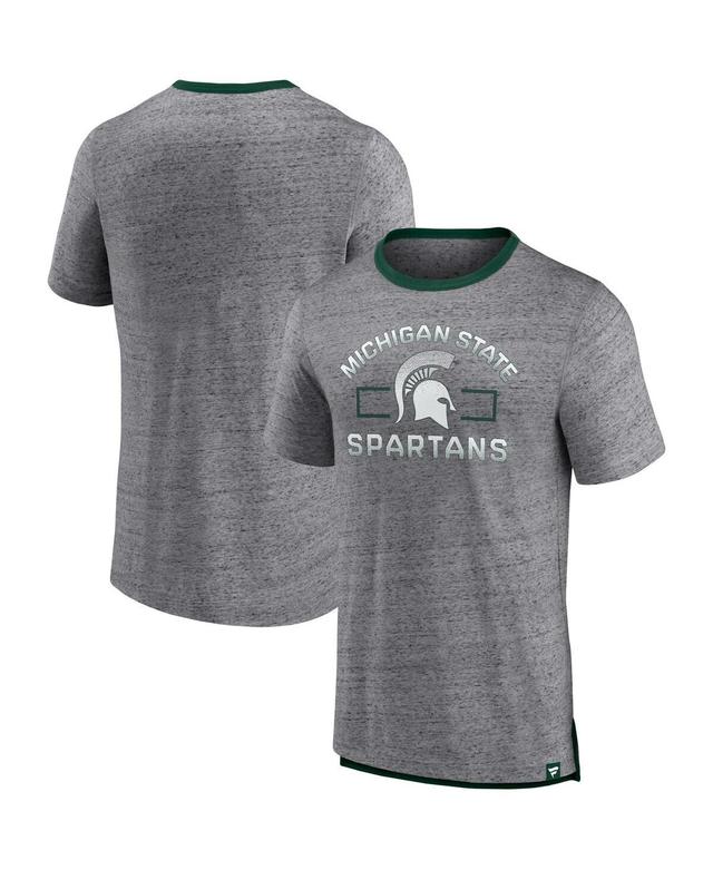 Mens Fanatics Heathered Gray Michigan State Spartans Personal Record T-shirt Product Image