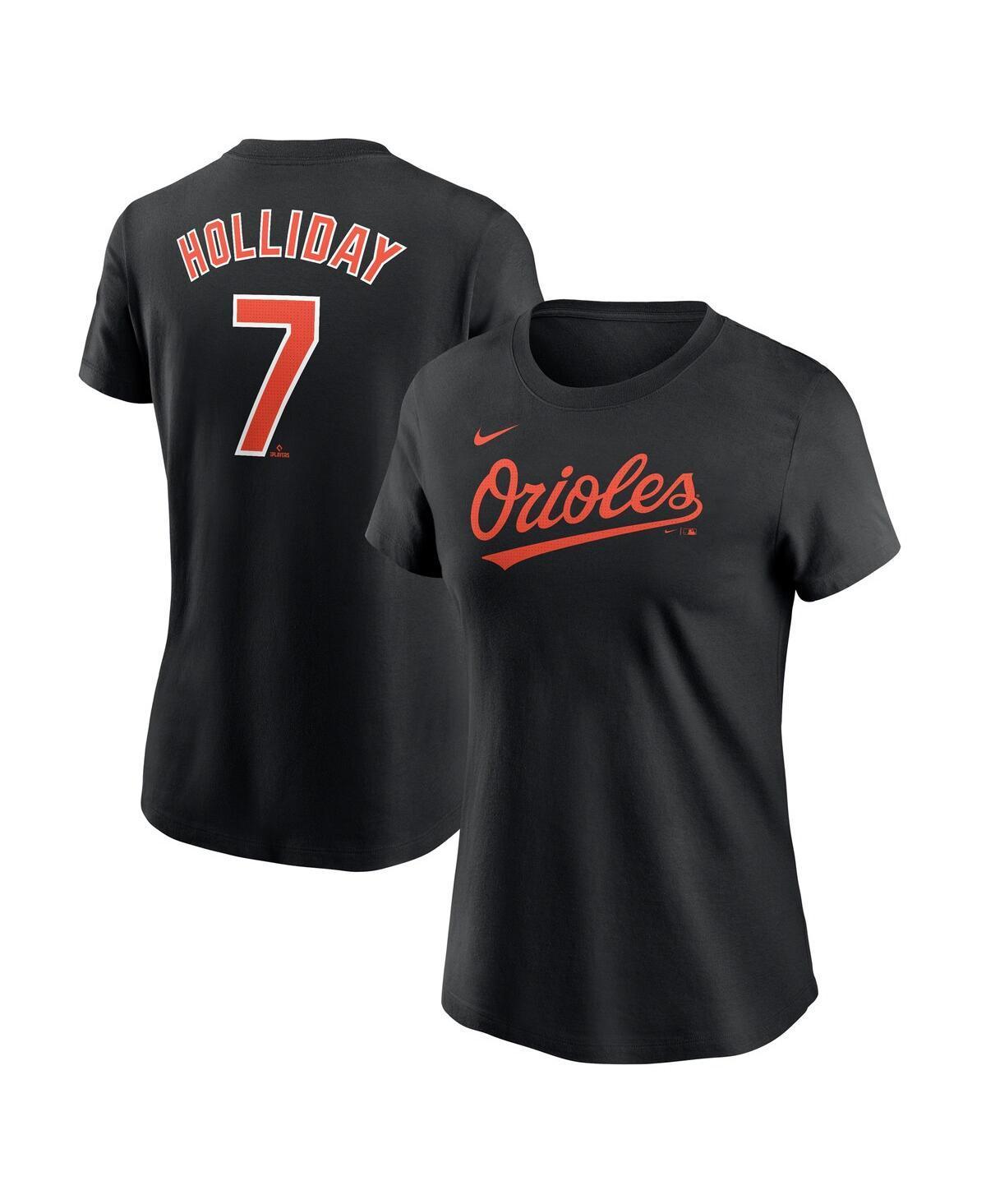 Nike Womens Jackson Holliday Black Baltimore Orioles Fuse Name Number T-Shirt Product Image