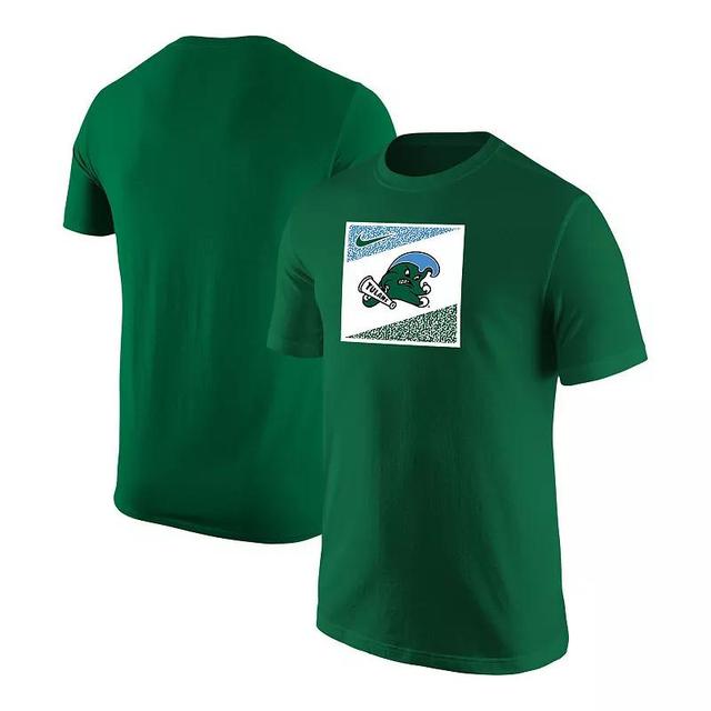 Mens Nike Green Tulane Green Wave Mascot T-Shirt Product Image