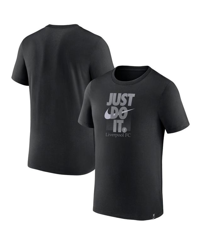 Mens Nike Black Liverpool Just Do It T-shirt Product Image