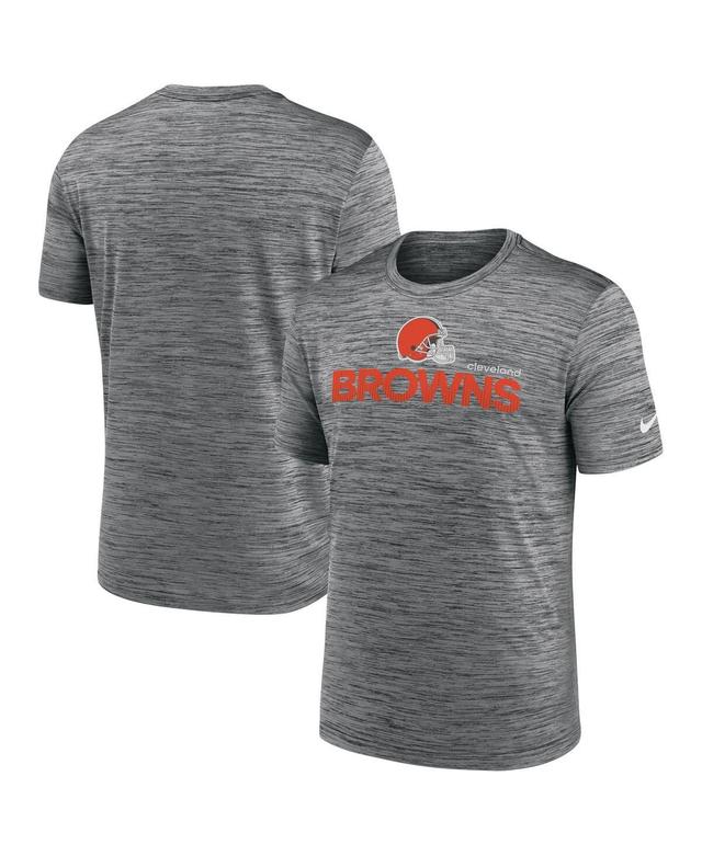 Nike Mens Anthracite Cleveland Browns Blitz Velocity Modern Performance T-Shirt Product Image