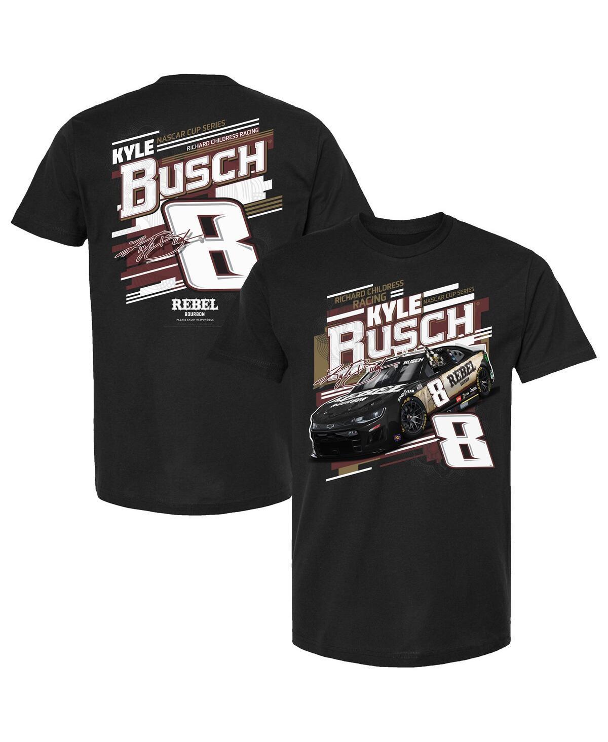 Mens Richard Childress Racing Team Collection Black Kyle Busch Rebel Bourbon Draft T-shirt Product Image