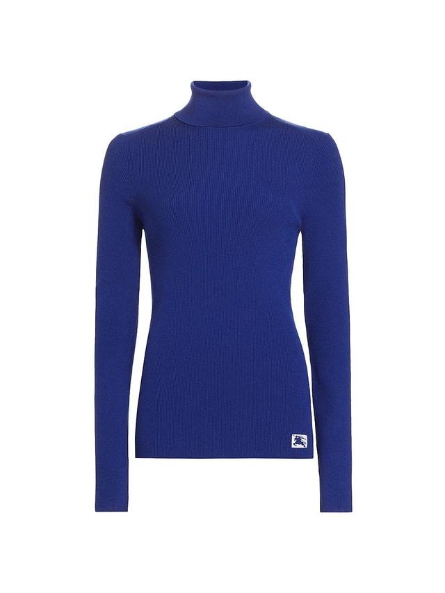 Womens Equestrian Knight Wool-Blend Turtleneck Sweater Product Image