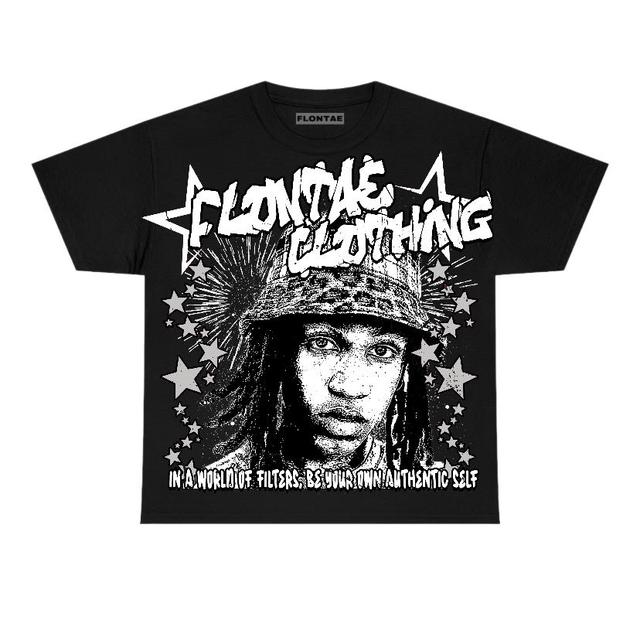 85 Metallic Black 1s Low Flontae T-Shirt Be Yourself Graphic Product Image