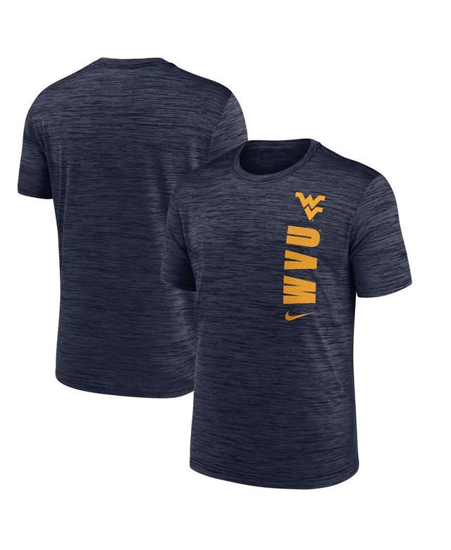 Nike Mens Navy West Virginia Mountaineers 2024 Sideline Velocity Performance T-Shirt Product Image