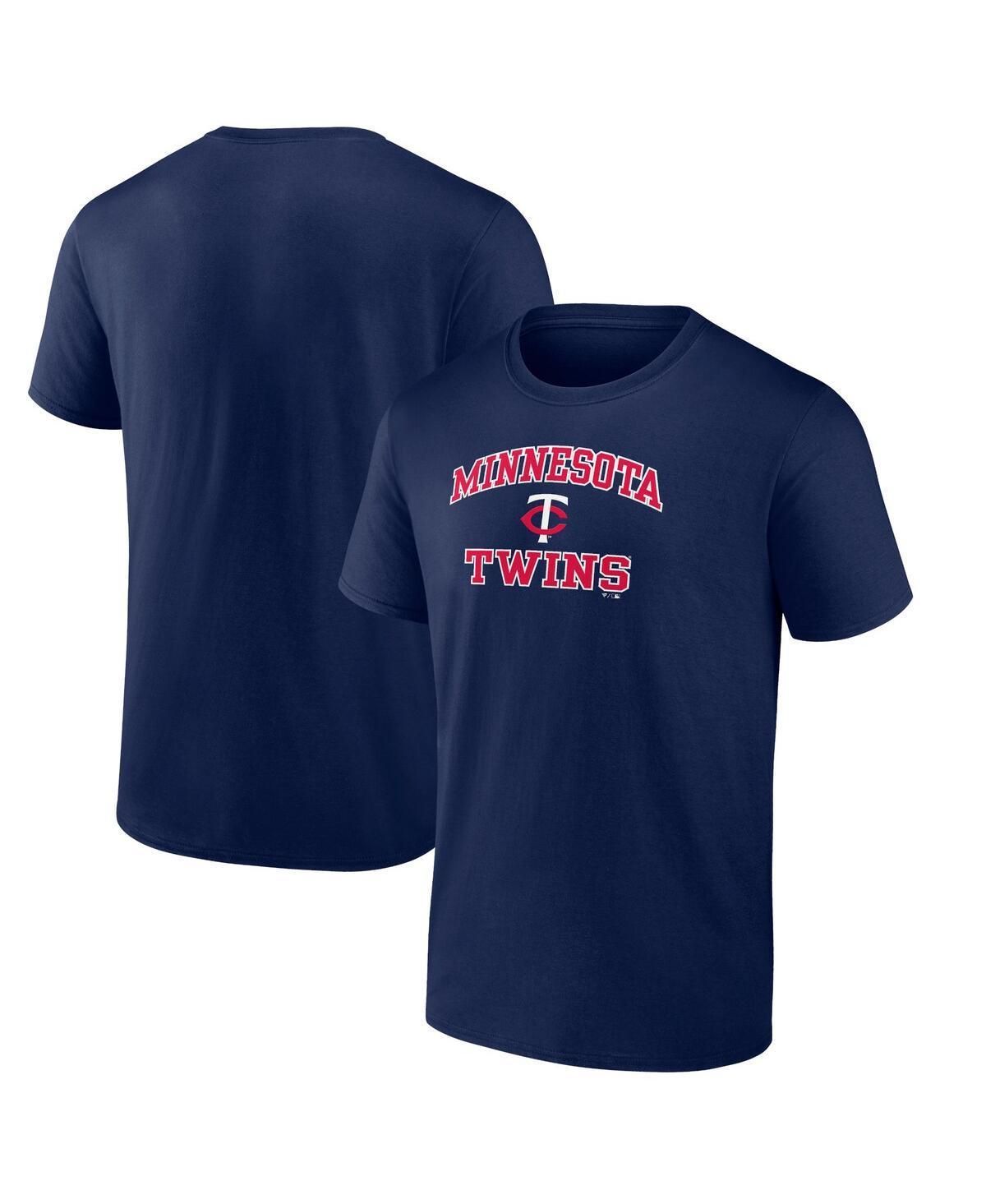 Mens Fanatics Navy Minnesota Twins Heart & Soul Evergreen T-shirt Product Image