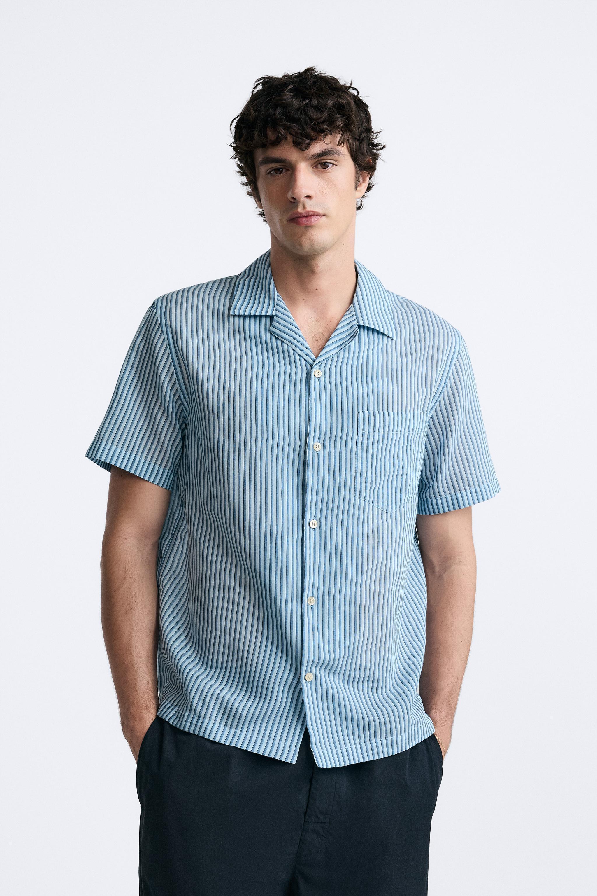 SILK - COTTON STRIPED SHIRT Product Image