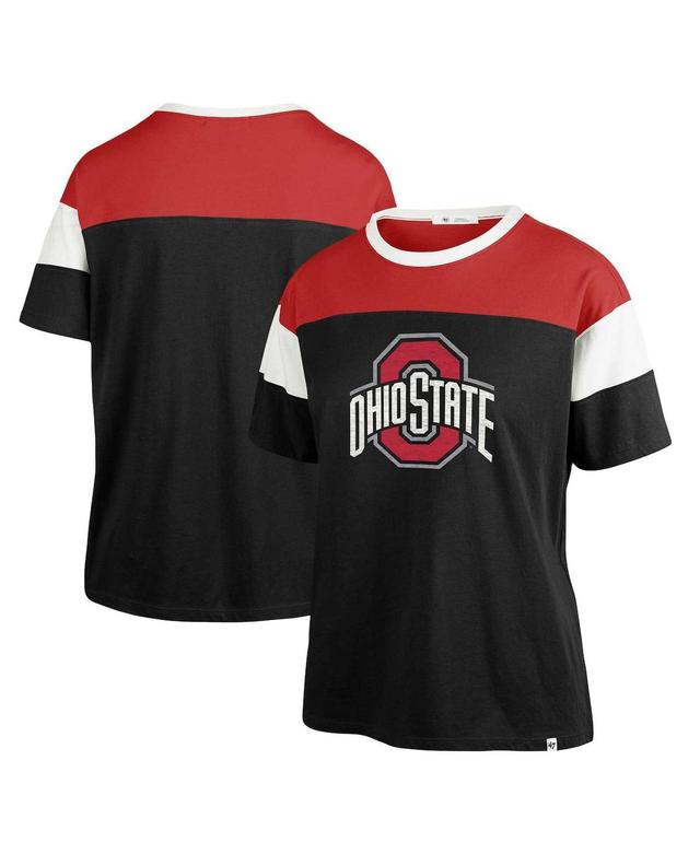 Womens 47 Brand Black Ohio State Buckeyes Premier Time Off T-shirt Product Image