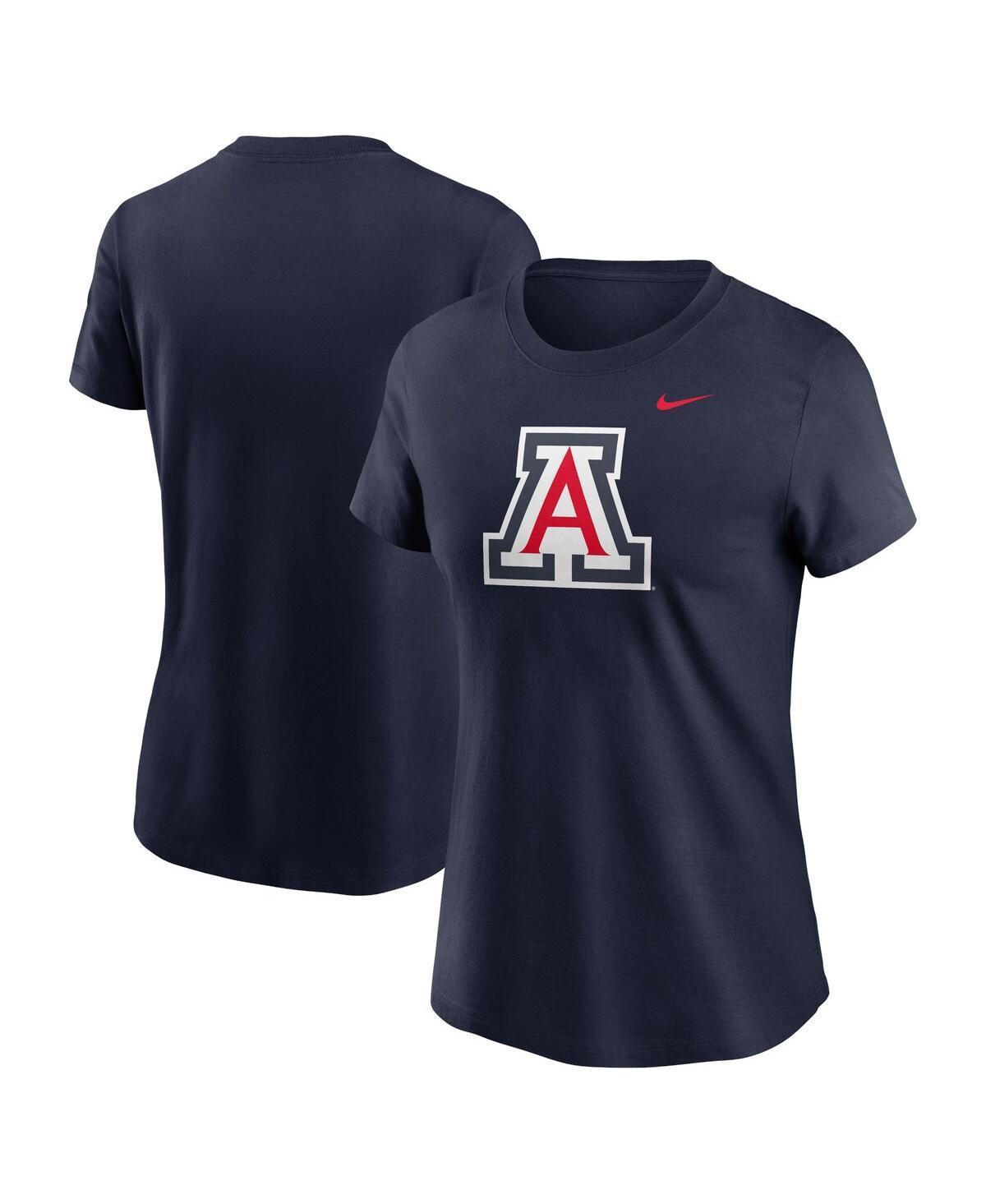 Nike Womens Navy Arizona Wildcats Primetime Evergreen Logo T-Shirt Product Image