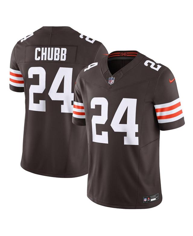 Mens Nike Nick Chubb Cleveland s Vapor F.U.S.E. Limited Jersey Product Image