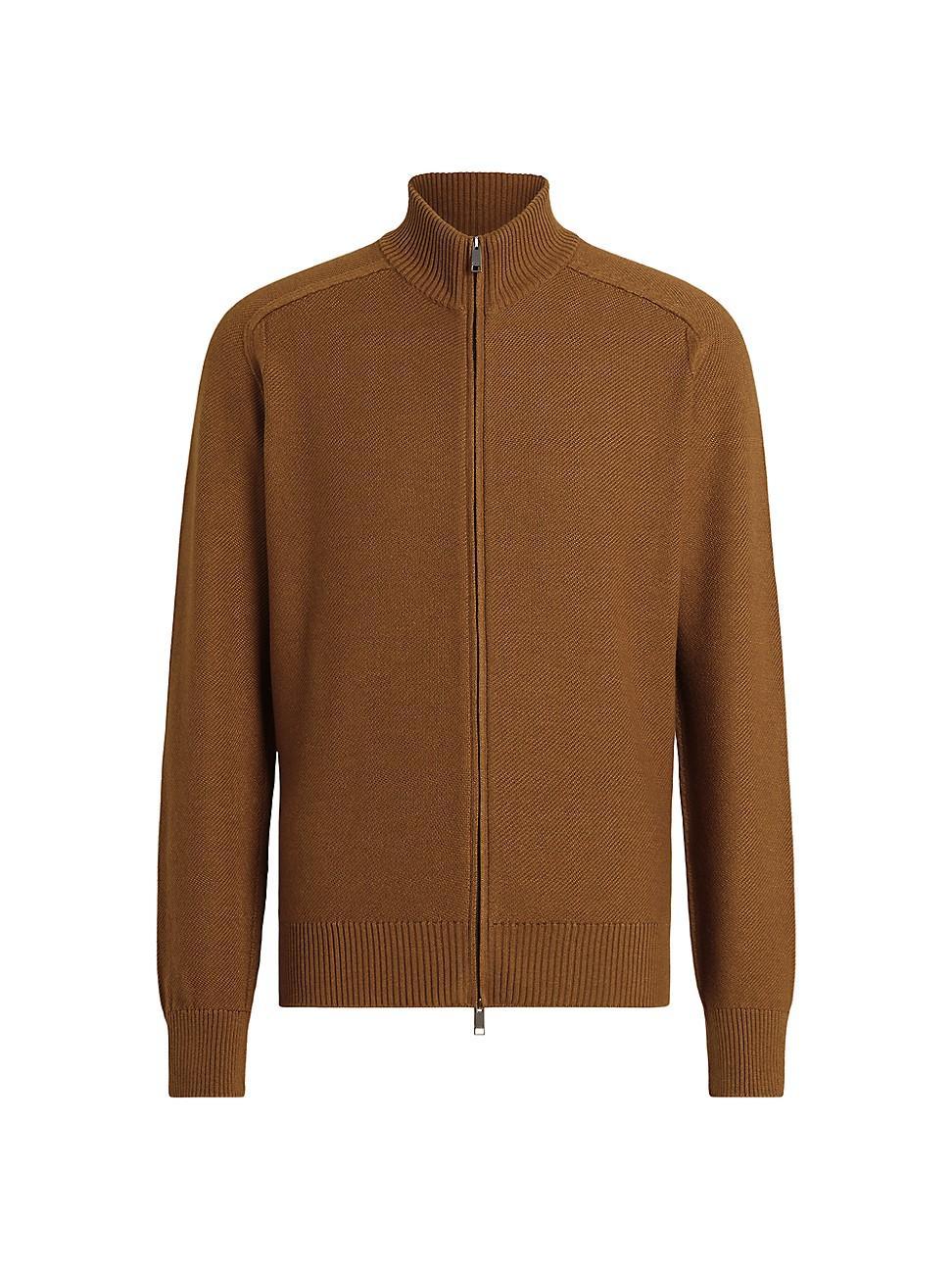 Mens Cashseta Full Zip Cardigan Product Image