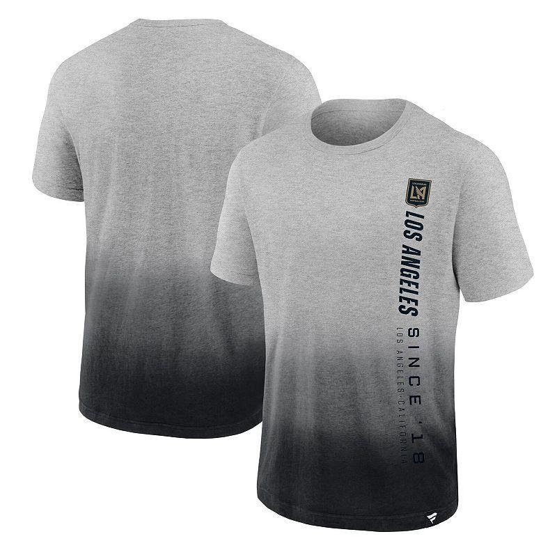 Mens Fanatics Branded Heathered Gray/White Orlando City SC Dip-Dye T-Shirt Grey Product Image