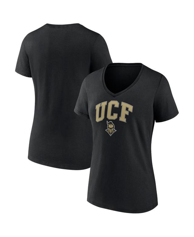 Womens Fanatics Black Usc Trojans Evergreen Campus V-Neck T-shirt Product Image