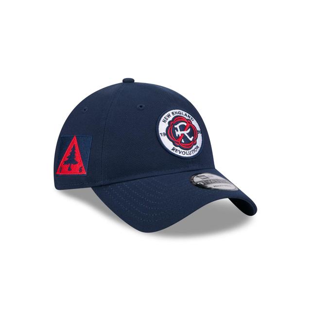 New England Revolution 2024 Jersey Hook 9TWENTY Adjustable Hat Male Product Image