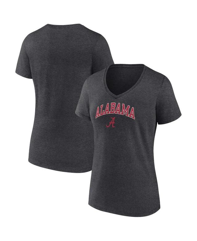 Womens Fanatics Black Oklahoma State Cowboys Basic Arch V-Neck T-shirt Product Image