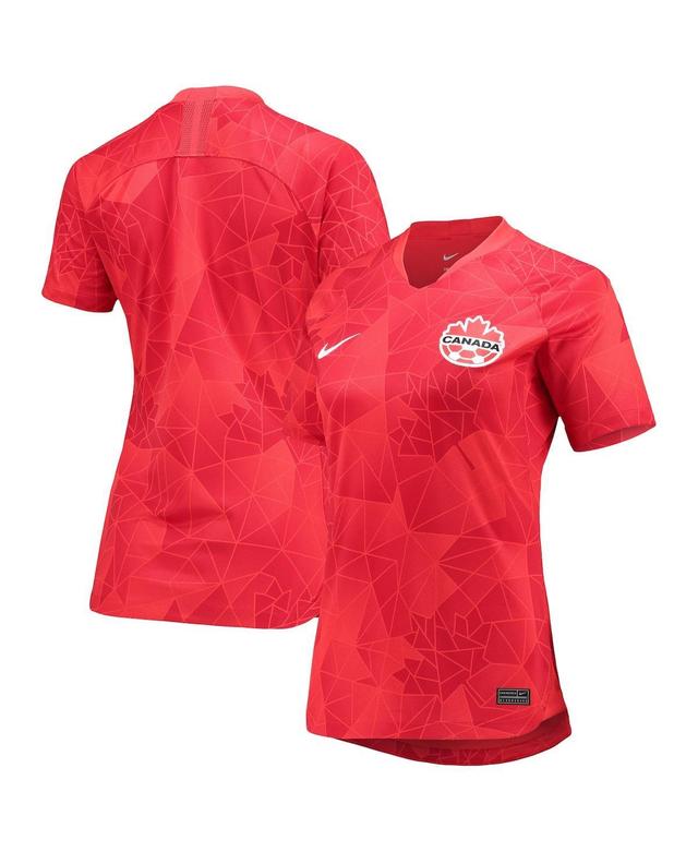 Womens Nike Red Canada Womens National Team Home Replica Jersey - Red Product Image