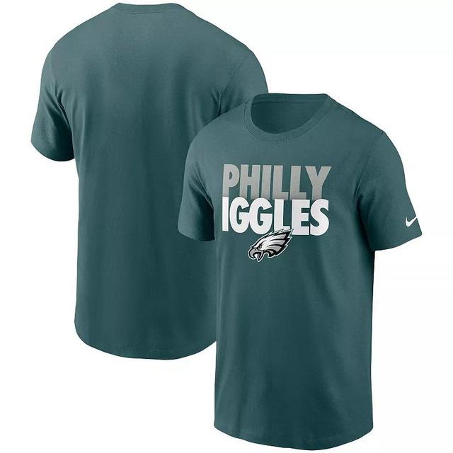 Mens Nike Midnight Green Philadelphia Eagles Hometown Collection Iggles T-Shirt Product Image