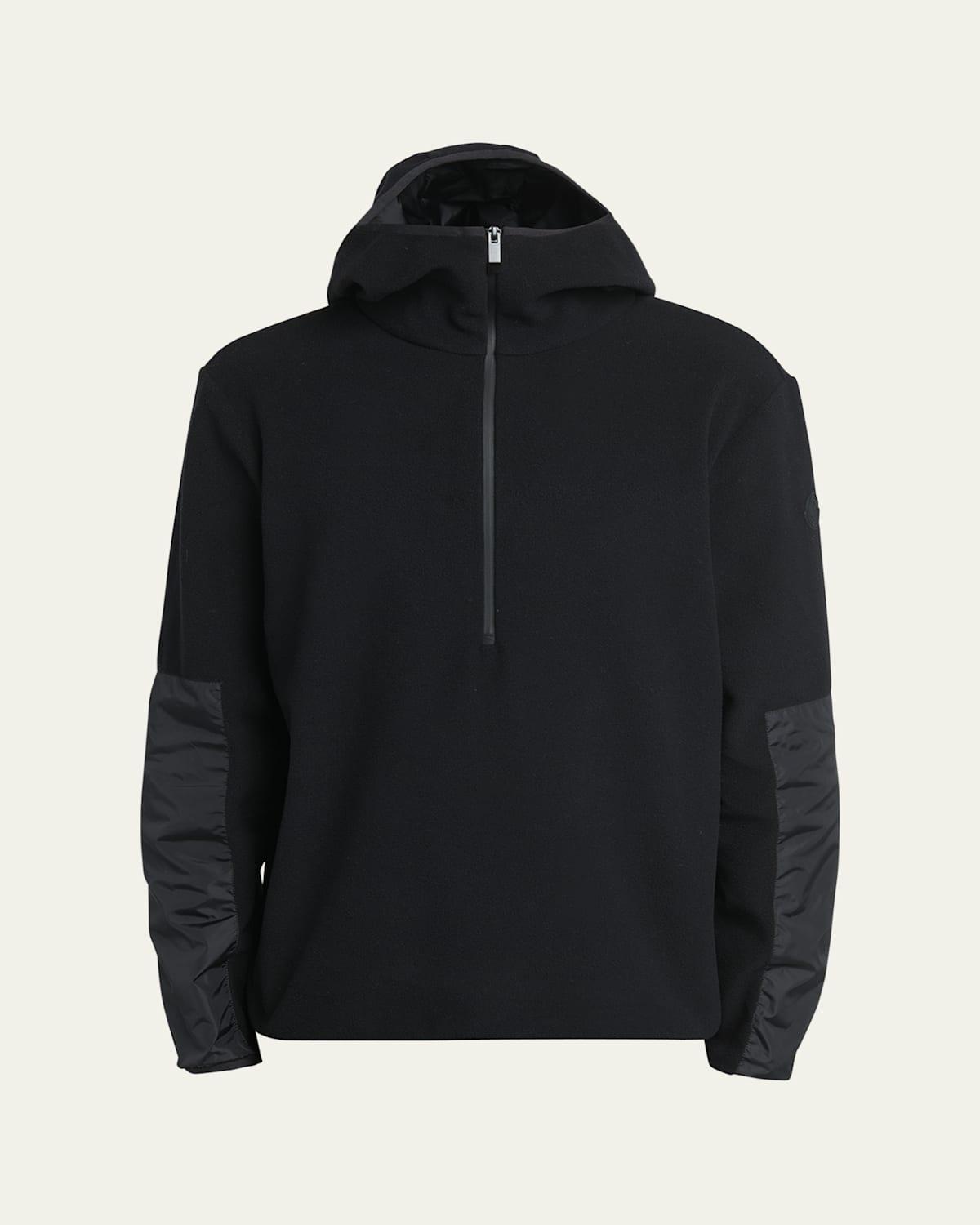 Men's Half-Zip Fleece Hoodie Product Image