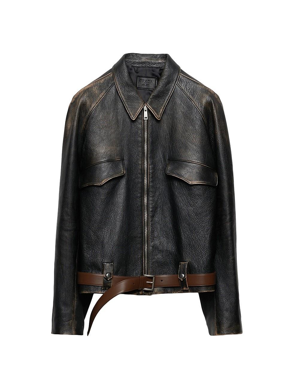 Mens Nappa-Leather Jacket Product Image