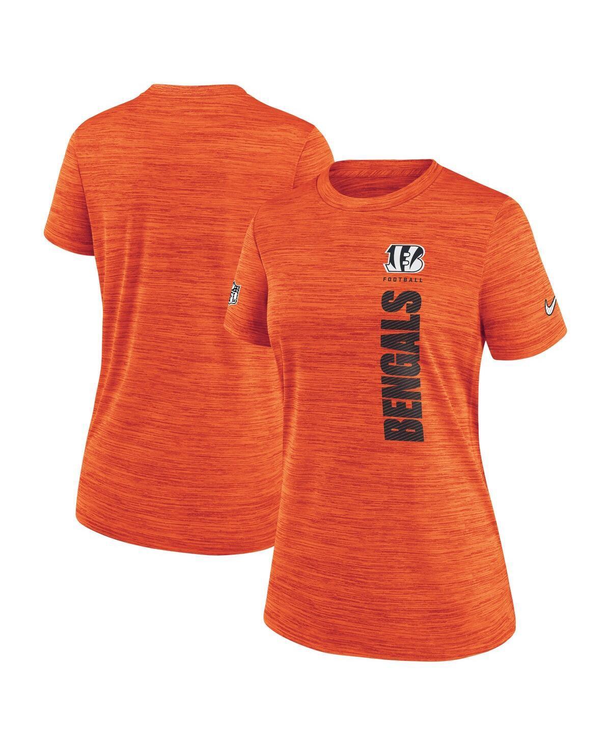 Nike Womens Orange Cincinnati Bengals Velocity Performance T-Shirt Product Image