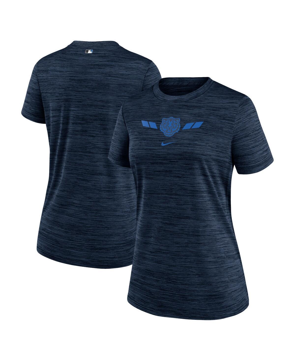 Nike Womens Navy Detroit Tigers 2024 City Connect Authentic Collection Practice Velocity Performance T-Shirt Product Image